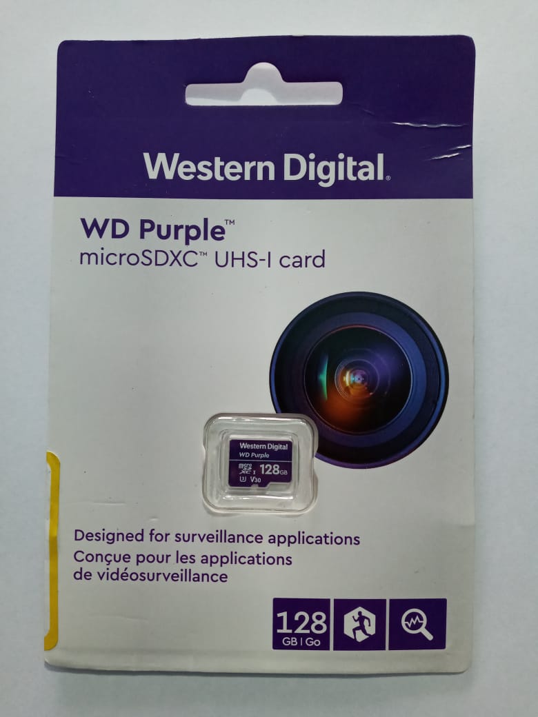Memoria Micro SD WesternDigital 128GB Púrpura