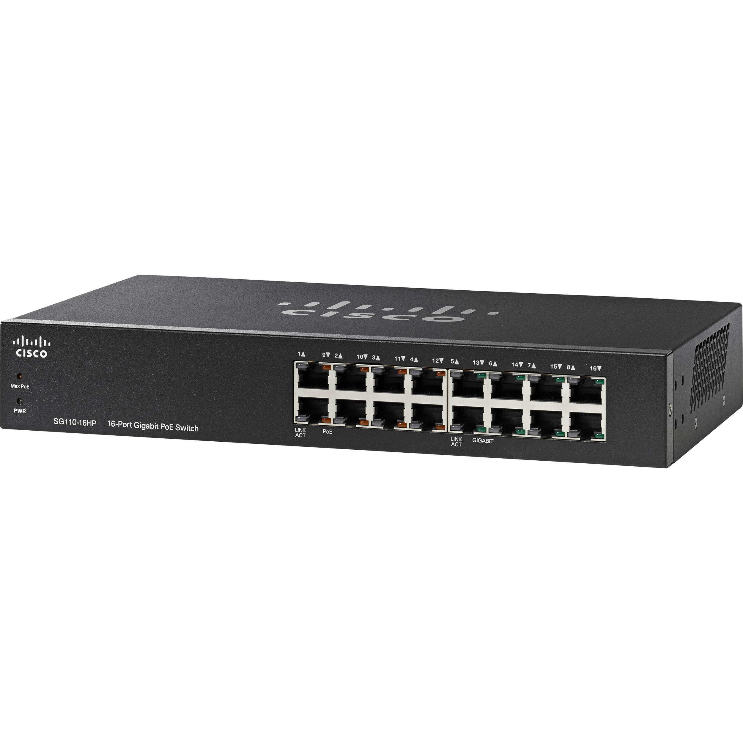Switch CISCO 16 Puertos Gigabit 10/100/1000Mbps PoE