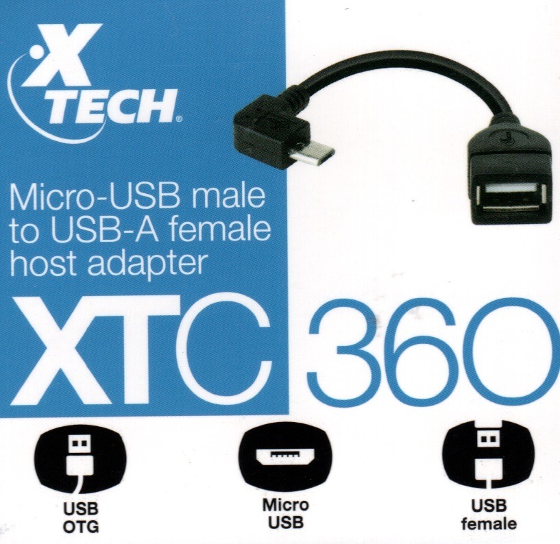 Cable OTG X-tech XTC-360