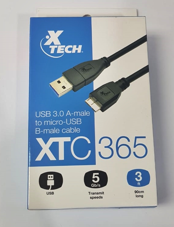 Cable X-Tech USB para Disco Externo 3.0 XTC-365