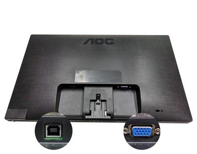 Monitor AOC 15.6&quot; E1670SWU-E 1366X768 VGA USB AC