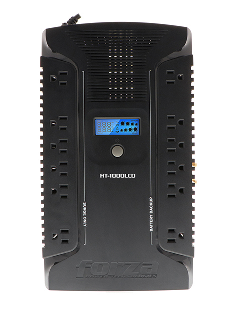 UPS FORZA HT-1000LCD 1000VA 500W 120V 12 Out 2 USB