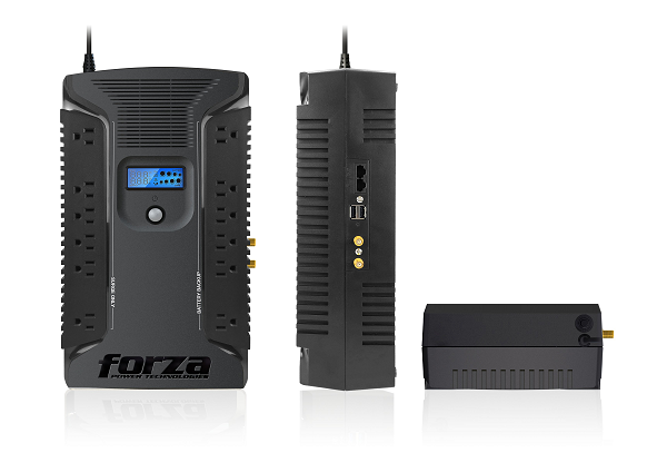 UPS FORZA HT-1000LCD 1000VA 500W 120V 12 Out 2 USB