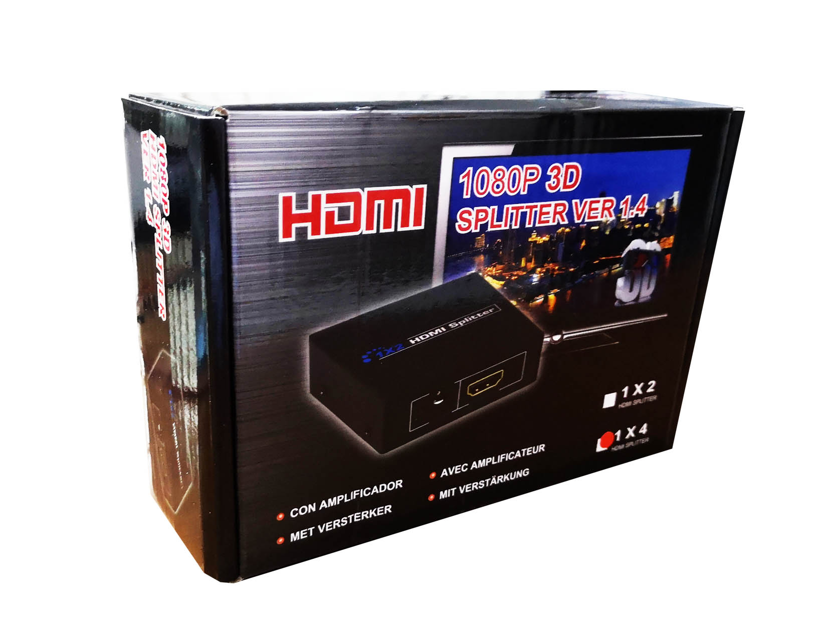Splitter de Video HDMI 1 Entrada a 4 Salidas 1080P E-Touch