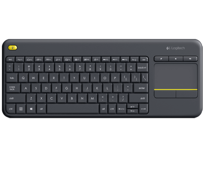 Teclado LogiTech con Touchpad K400Plus Español