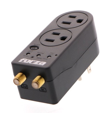 Protector de Voltaje con Coaxial FORZA FVP Zion-2K30