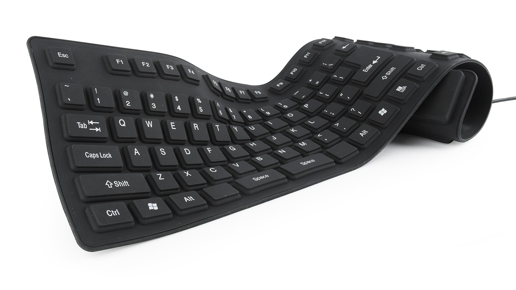 Teclado E-Touch Flexible USB | https://compuaccesoriosmax.com/