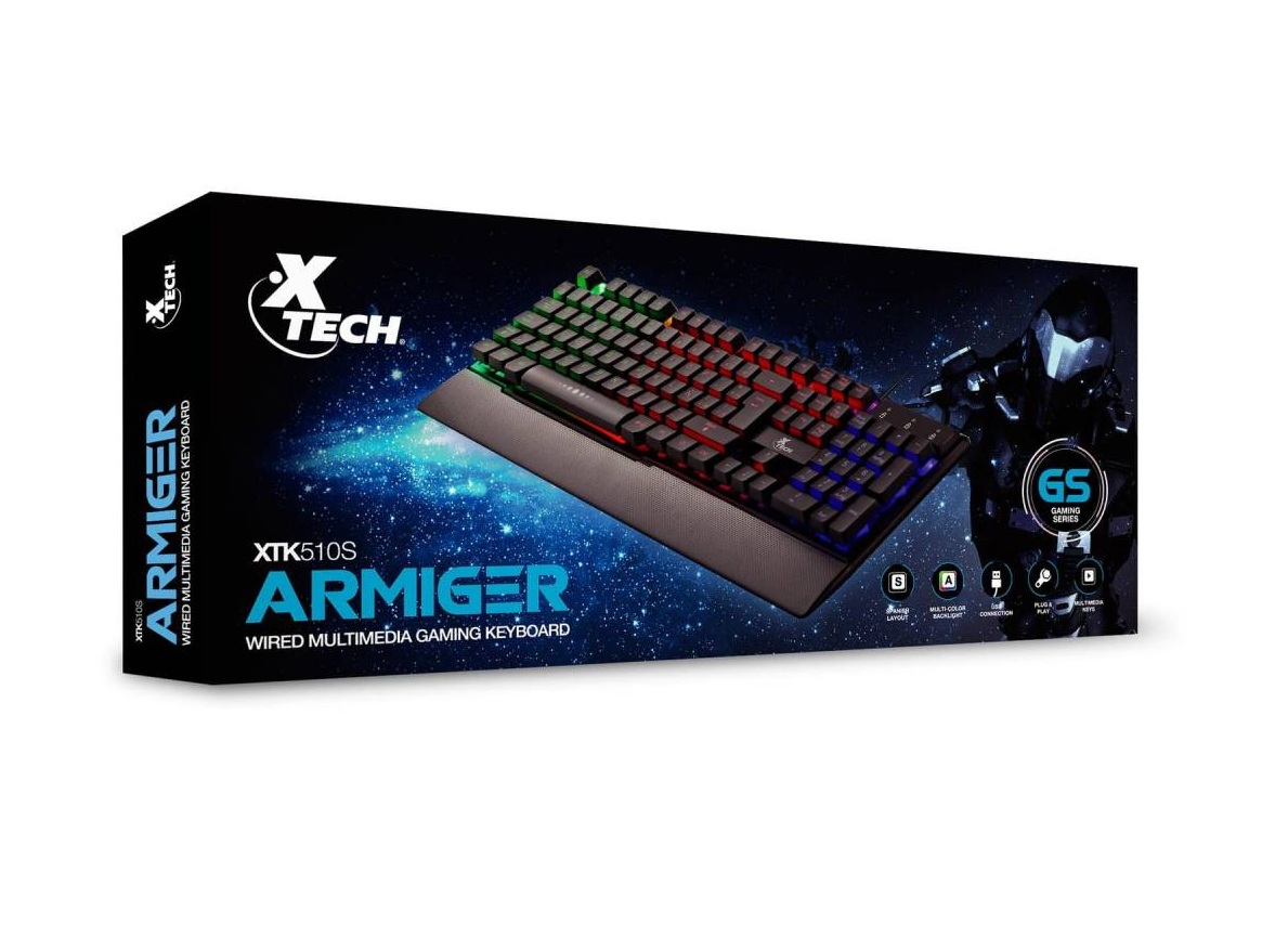 Teclado X-Tech Gaming USB Armiger XTK-510S
