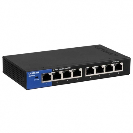 Switch Linksys Gigabit SE3008 8 Puertos 10/100/1000