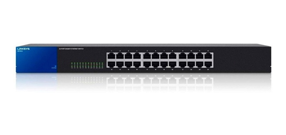 Switch Linksys Gigabit SE3024 24 Puertos 10/100/1000