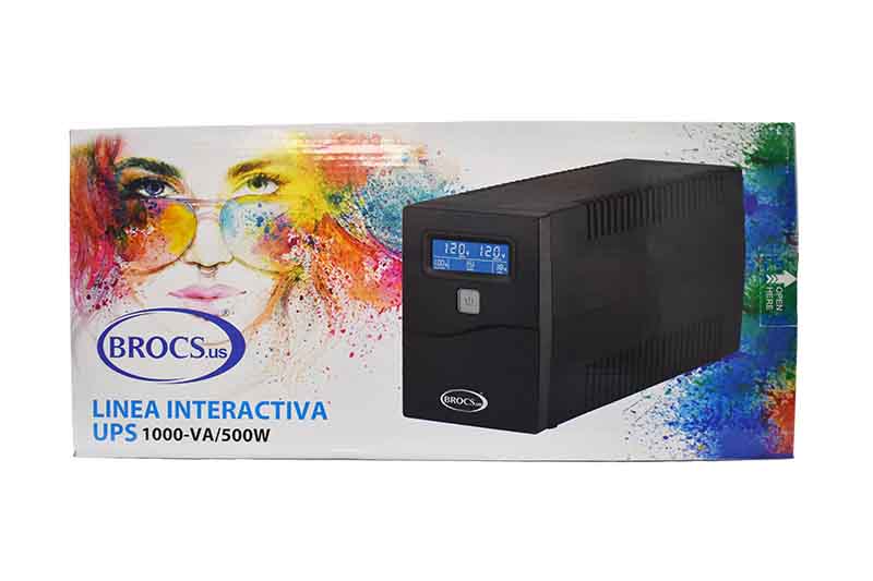 UPS BROCS 1000VA 500W 110V