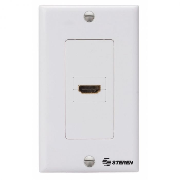 Montaje de Pared STEREN con Conector HDMI Hembra