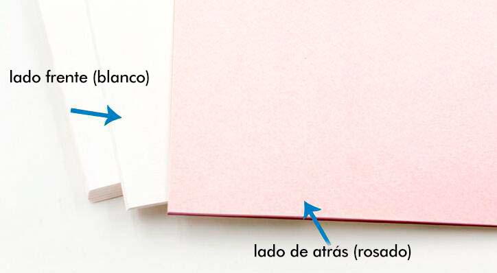 Papel De Sublimacion Rosado Tamaño Tabloide x 100 und