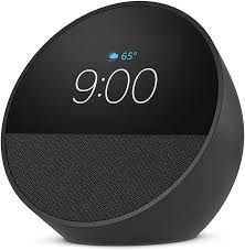 Bocina Amazon Echo Spot 2024 con Bluetooth Alexa, Alarma y Calendario