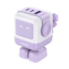 Cubo de Carga UGREEN CD361 Robot 2 Puertos Tipo C / 1 Puerto USB-A / 65W / Carga Rápida