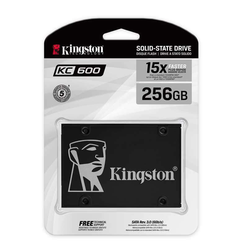SSD KINGSTON 256GB KC600 2.5"