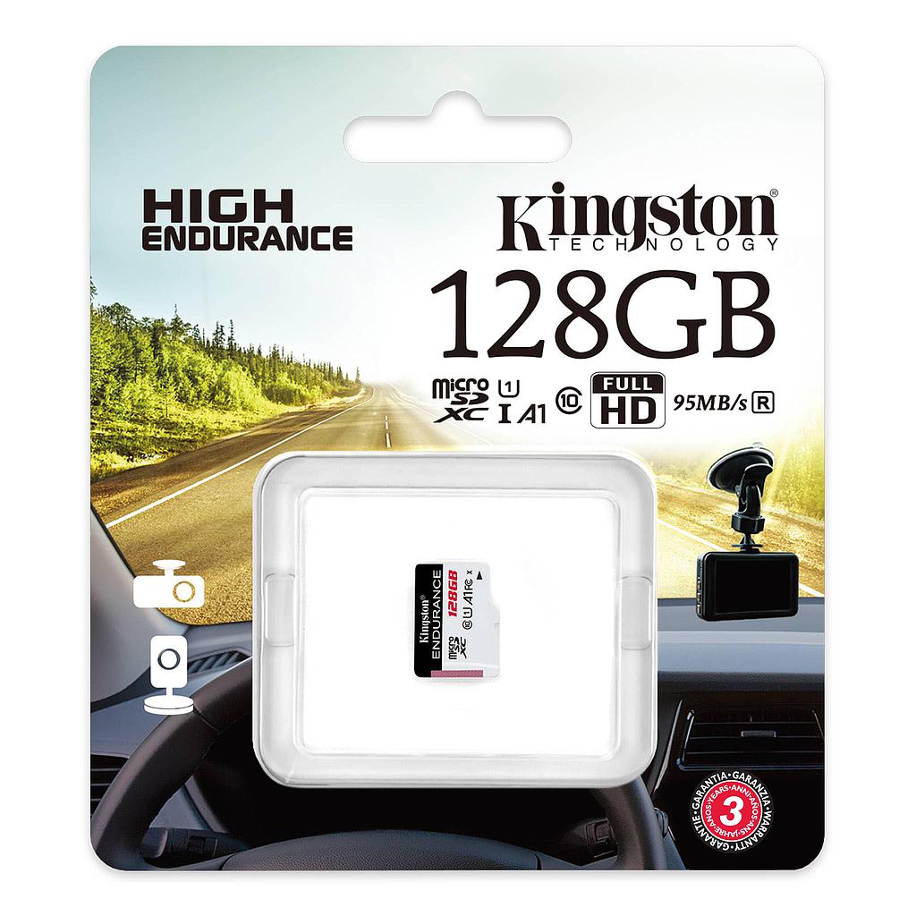 Memoria Micro SDXC KINGSTON 128GB Endurance Clase 10 Card Only