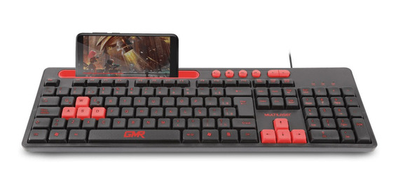 Teclado Multilase Gaming Alámbrico con soporte para Smartphone