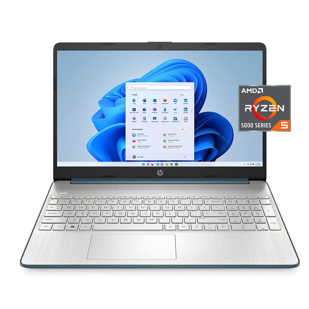 Laptop HP 15-EF2729WM AMD 5-5500U 8GB RAM/256GB SSD/15.6&quot;/W11/Blue