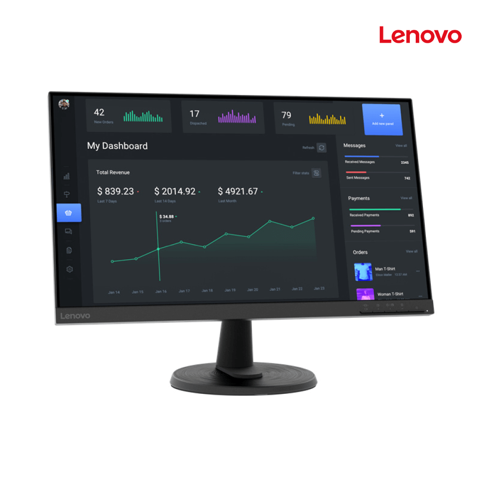 Monitor LENOVO Thinkvision C27-40 27&quot; 1920x1080  HDMI/VGA   75Hz