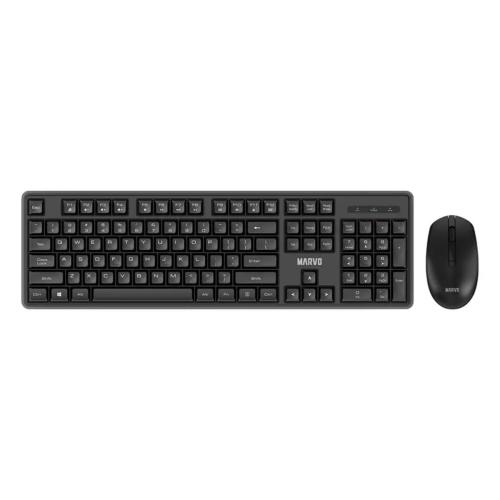 Combo MARVO WS005 Teclado y Mouse Inalámbrico Negro
