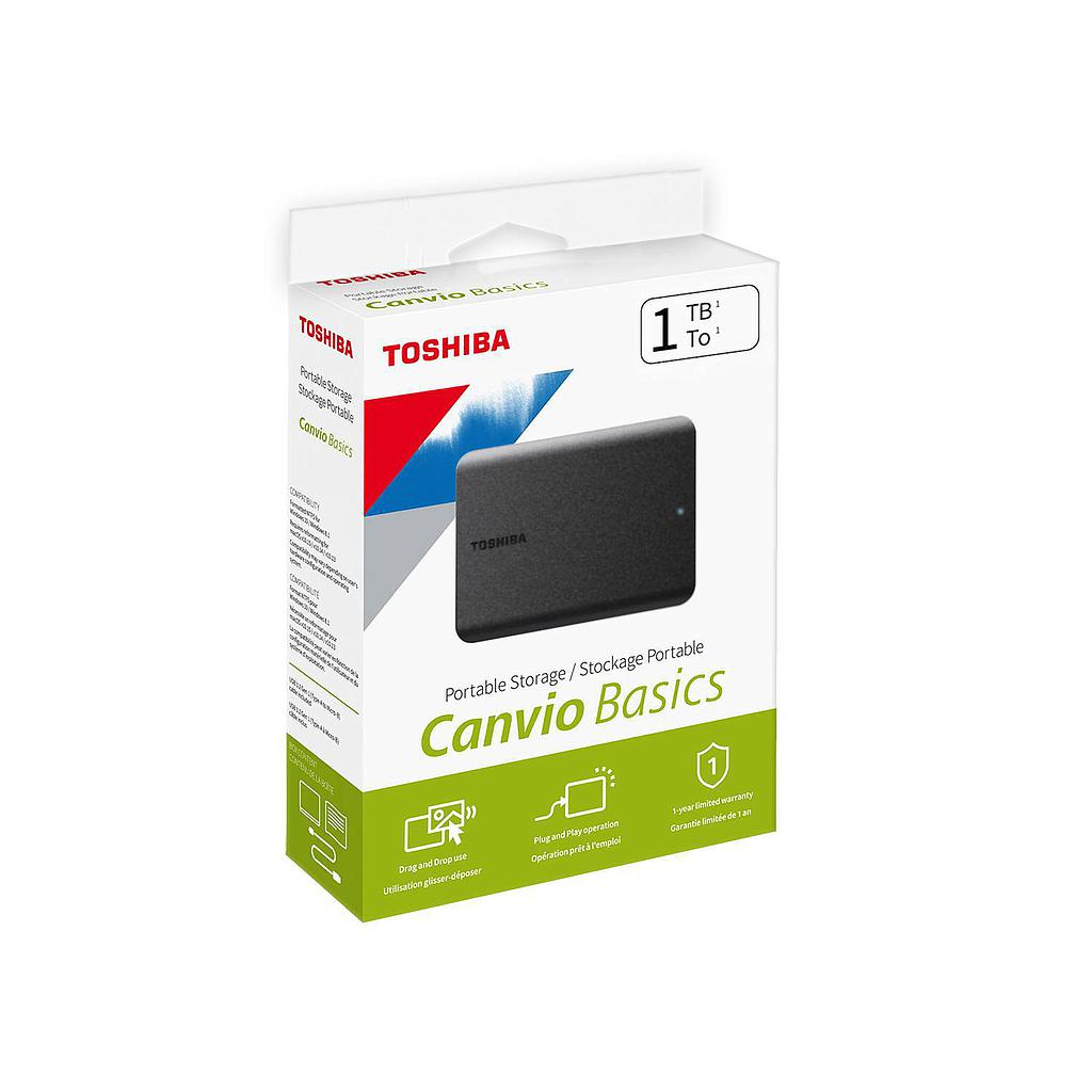 Disco Duro Externo TOSHIBA 1TB Canvio Basic
