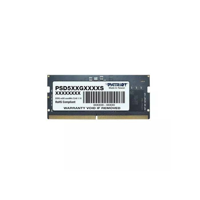 Memoria RAM PATRIOT DDR5 8GB 5600MHz CL46 1.1V SODIMM