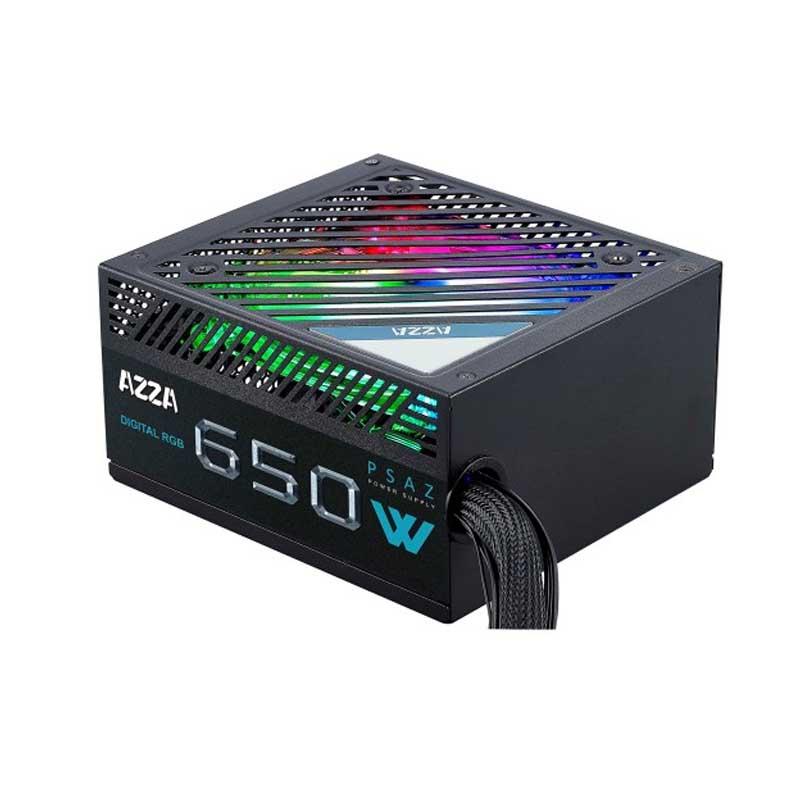 Fuente de Poder AZZA 650W 80Plus Bronce RGB