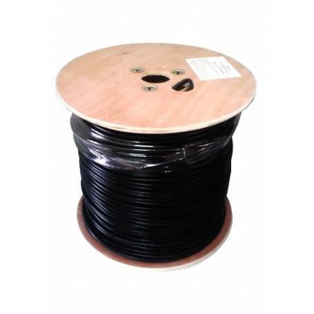 Bobina de Cable de Red ZKTeco UTP CAT5 Exterior 305 metros con AWG18 para corriente eléctrica
