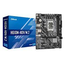 Motherboard ASROCK H610M-HDV/M.2 / DDR5 / LGA1700