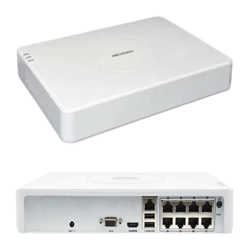NVR HIKVISION 4 canales 6MP PoE