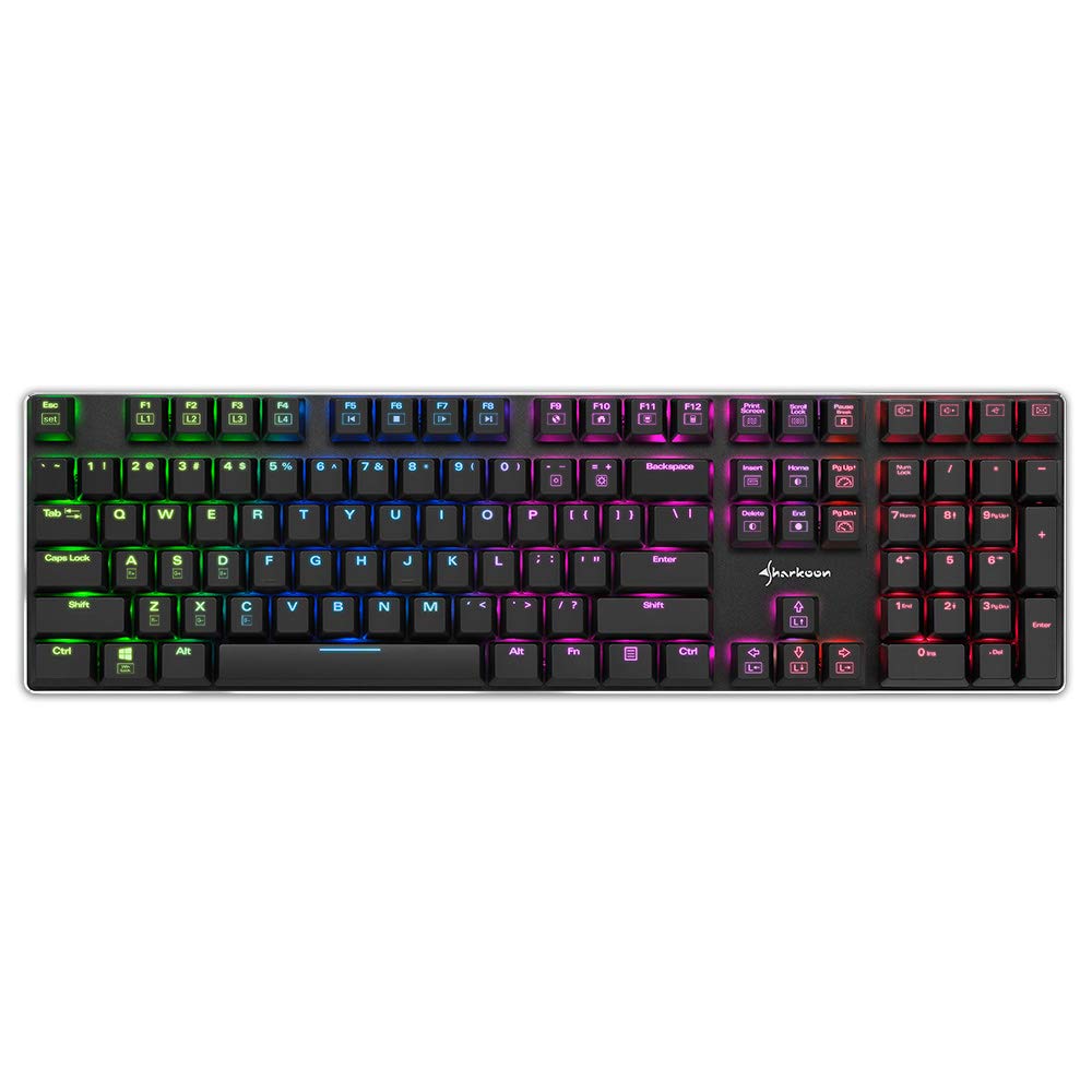 Teclado Mecánico EAGLE WARRIOR USB GAMING 88 RGB LED Retroiluminado / Negro / Español