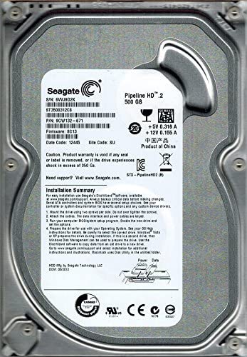 Disco Duro Interno SEAGATE 500GB PULL