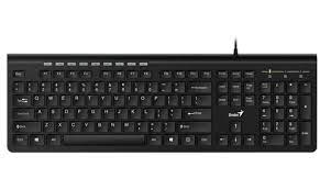 TECLADO GENIUS SLIMSTAR 230II cable USB negro