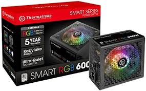 Fuente de poder Thermaltake Smart RGB / 600W / 80 Plus Standard / Open Box