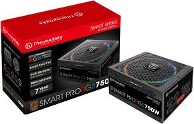 Fuente de poder Thermaltake Smart Pro RGB / ATX 12V 2.4 / 750W / 80 Plus Bronze / Open Box