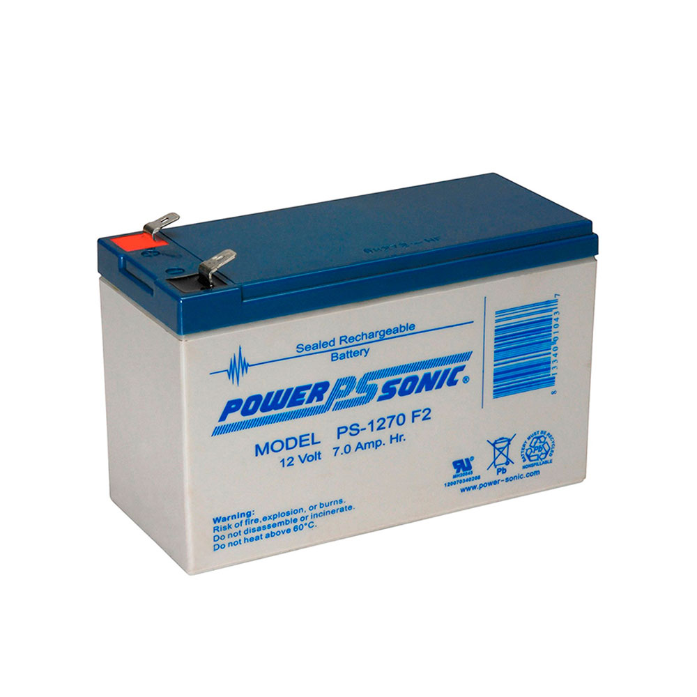 Batería Power Sonic 12V 7Amp F2