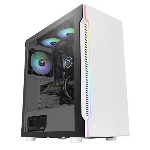 Case Gamer H200 TG RGB Snow / 2 x USB 3.0 / Open Box