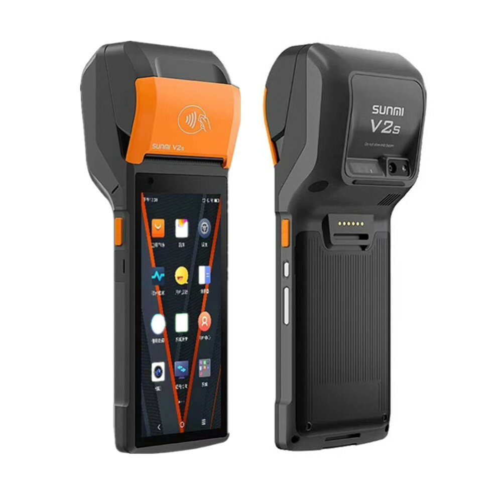 Sunmi V2s / Android 11 / 2GB RAM + 16GB ROM / Ranura SIM y MicroSD / Wifi/Bluetooth / Impresora 58mm