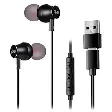 Audífonos MAXELL  / USB con adaptador USB a C compatibles con dispositivos / micrófono transparente