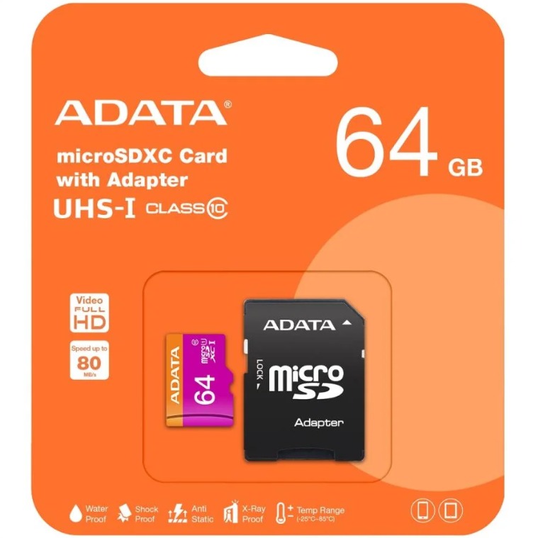 Memoria Micro SD ADATA 64GB Clase 10