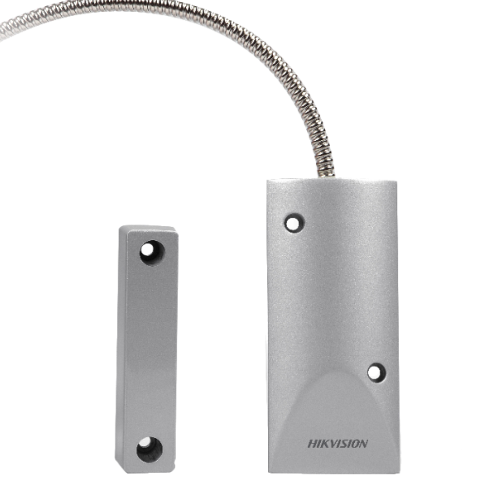 Contacto magnético de uso pesado, cableado, para alarma AX PRO Hybrid, marca Hikvision.