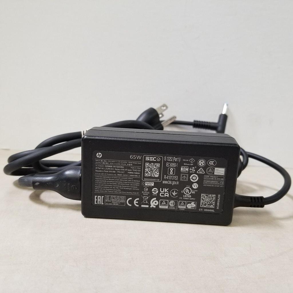 Cargador HP 19.5V 65W 3.33A Nuevo Original