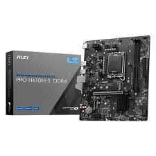 Motherboard MSI PRO H610M-S / DDR4 / LGA1700