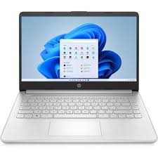 Laptop HP 14-DQ0760DX / Celeron N4120 / 4GB RAM / 128GB eMMC / 14&quot; Win11 / Inglés / Plateado