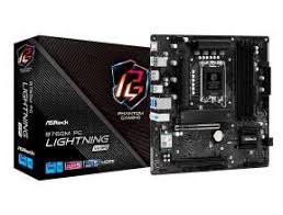 Motherboard Asrock B760m / Pg Lightning Wifi / LGA1700 / Ddr5 Buss / 7200oc