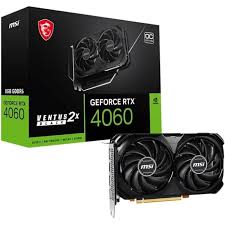 Tarjeta de Video MSI GeForce RTX 4060 VENTUS 2X BLACK 8G OC