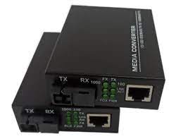 Media converter datos Tenda AB SC monomodo 100Mbps 20km