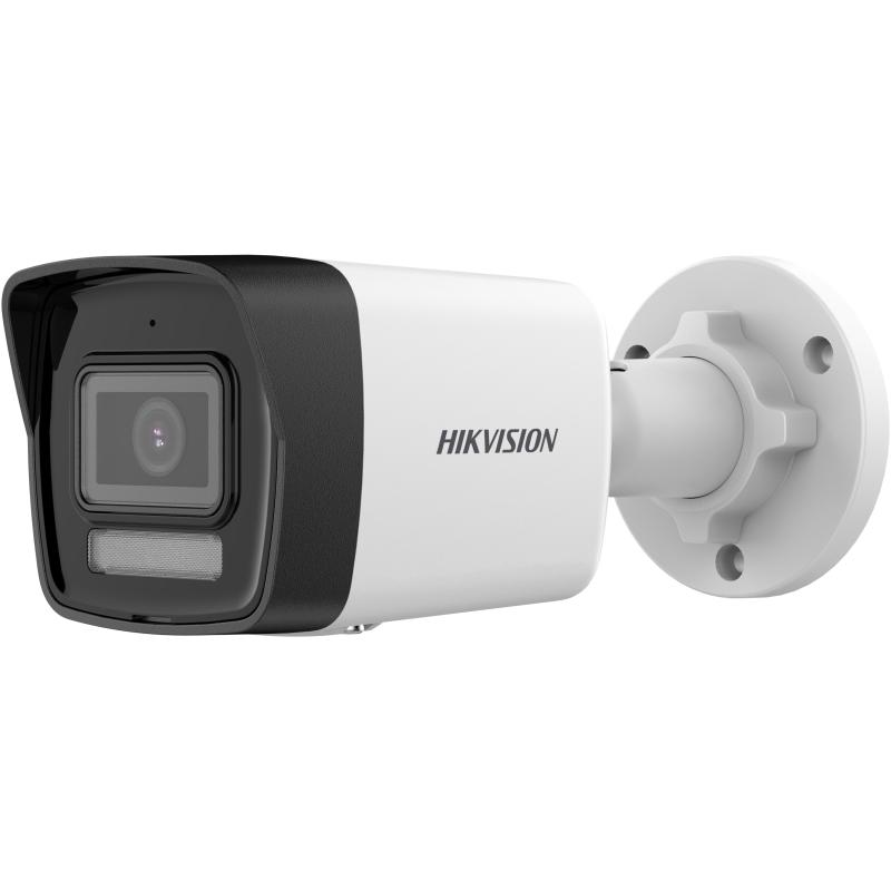 Cámara HIKVISION IP BALA HD / 8MP / IP67 / IR30 / Luz híbrida inteligente / c/audio / Ranura MicroSD hasta 512GB (No incluida)