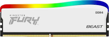 Memoria Ram KINGSTON Fury Beast RGB DDR4 8GB 3200MHz DIMM WHITE